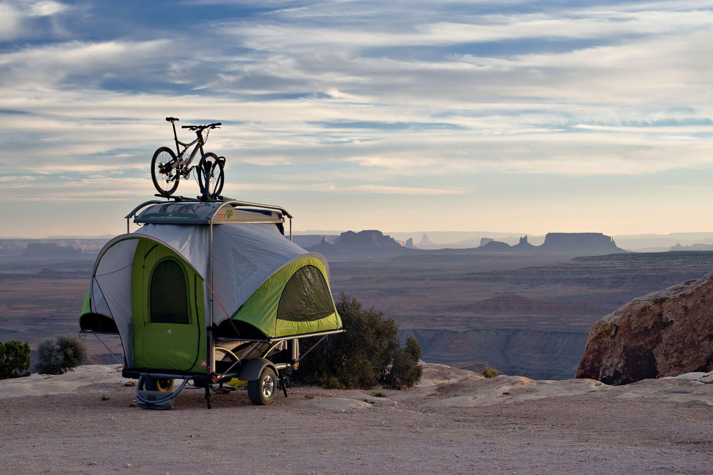 Overnight Mountain Biking GO camper