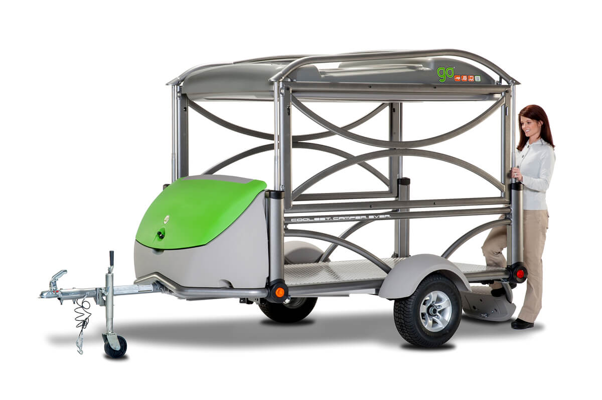 Mini GO Camping Trailer Hauls Heavy Gear