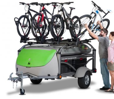 Pull Behind Micro Trailer for Bikes