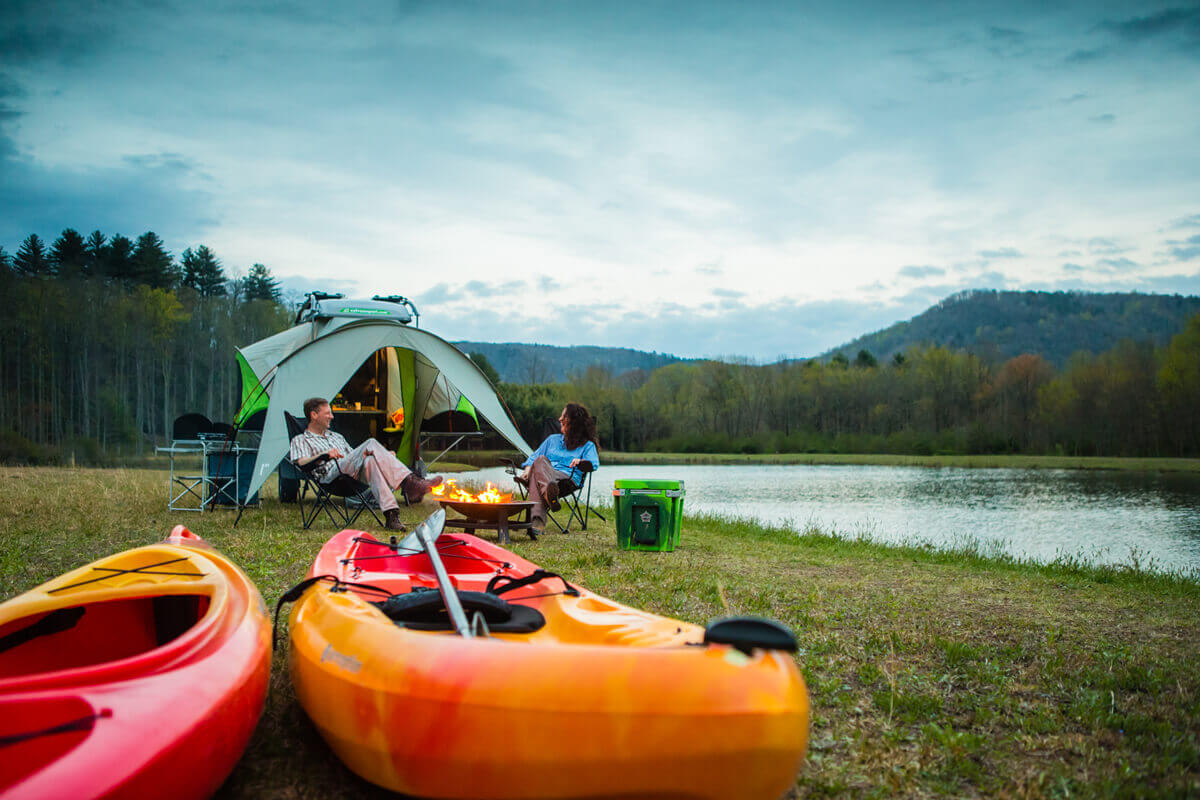 Small GO pop up in the moutains