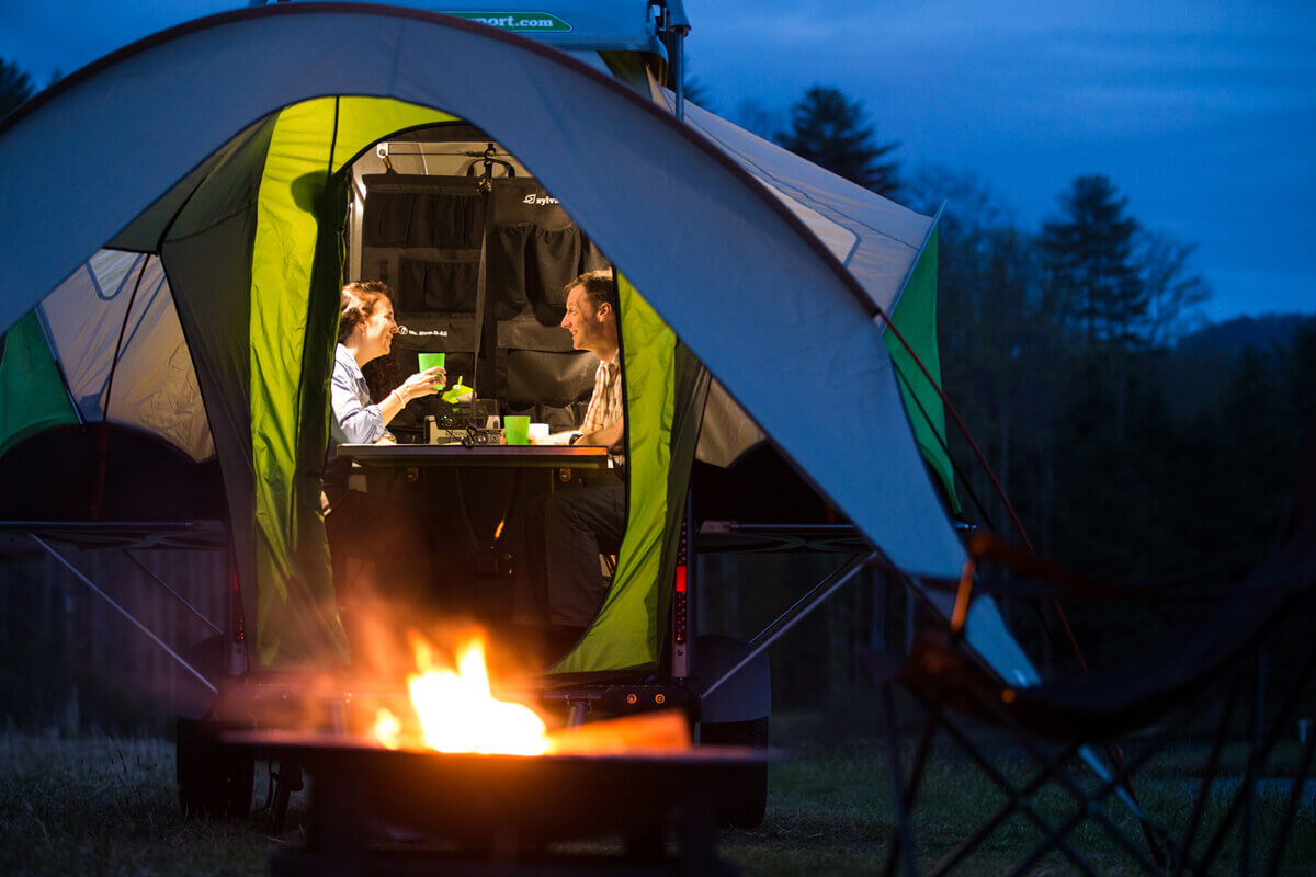 Mini Heavy-Duty GO Pop Up Camping Trailer