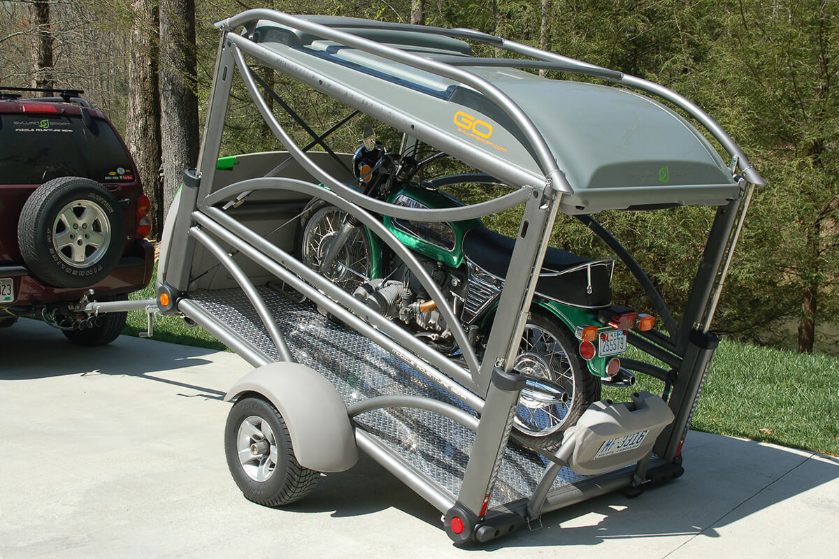 travel trailer motorcycle hauler