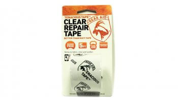 Clear repair tape studio photo
