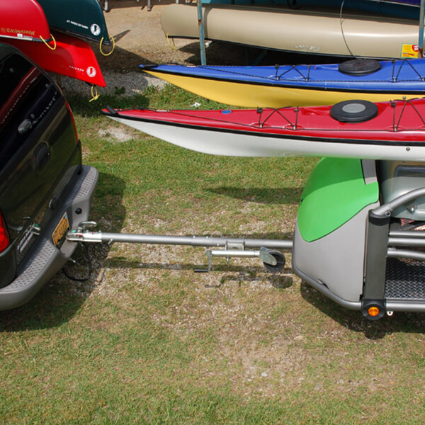 Tongue Extension with kayak on top GO side view