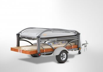 GO Utility trailer with lumber