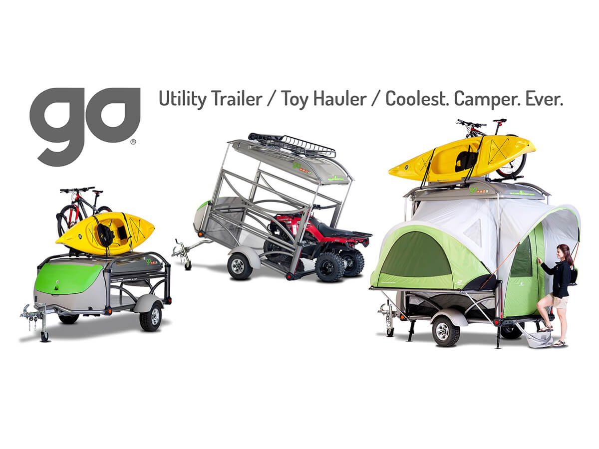 GO Utility Trailer/ Toy Hauler studio photo