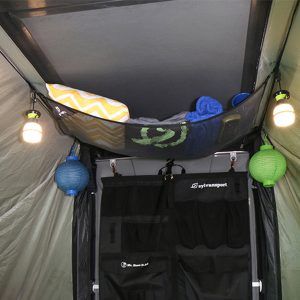 net inside GO camper front view