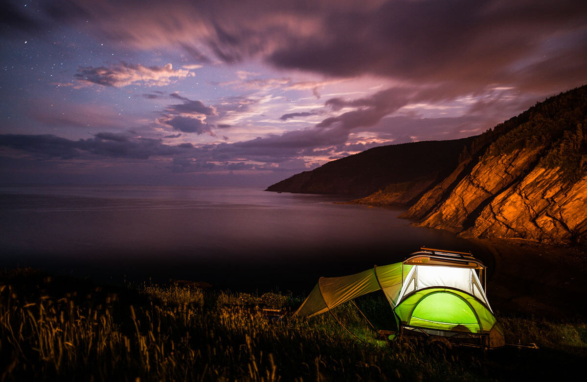 Meat Cove in Cape Brenton, Nova Scotia.