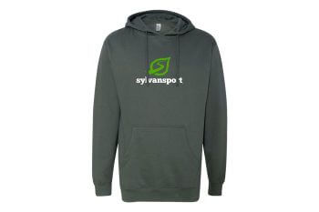 SylvanSport Logo Hoodie front view studio photo