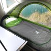 sleeping bag top view inside GO Camper