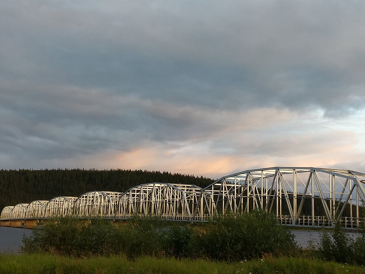 Berzowskis Alaska Adventure Metal Bridge