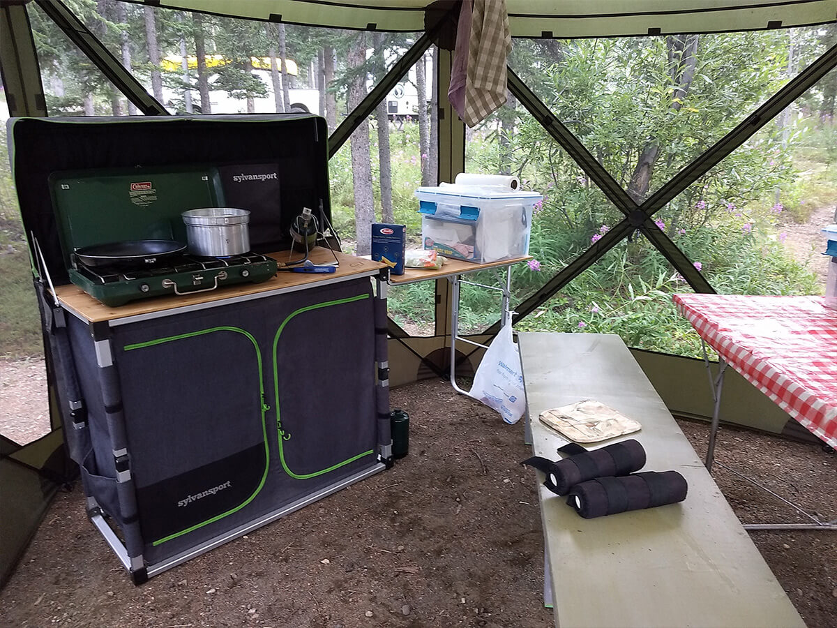 Berzowskis Alaska Adventure Camp Kitchen