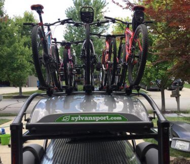 bike rack on top GO Camper