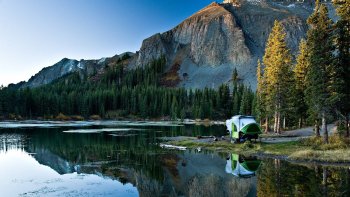 GO Camper by lake