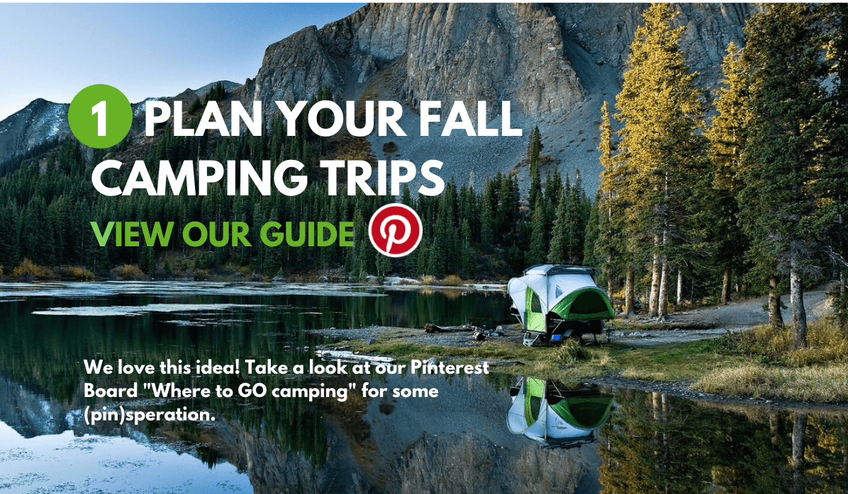 Plan your fall camping trips