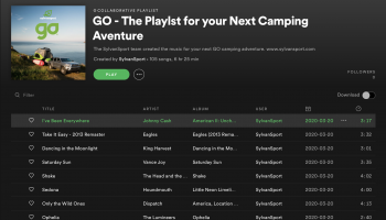 spotify playlist SylvanSport