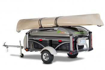 Go Camper trailer with canoe