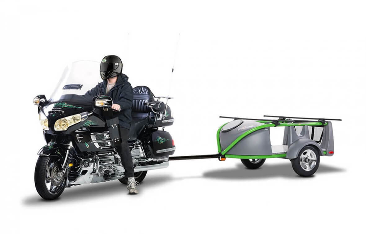 Kayak Trailer Motorcycle studio photo