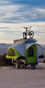 Bike Rack Camping trailer