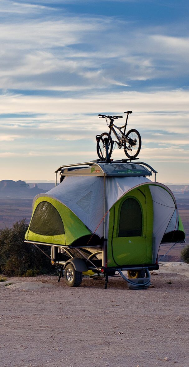 Bike Rack Camping trailer