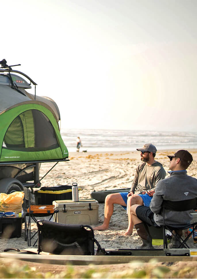 Beach camping GO Camper