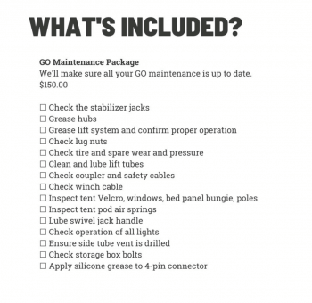 GO Maintenance and Service