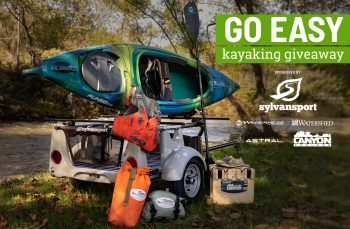 Kayak Giveaway with accessories ( water proof bag, cooler, kayak, kayak paddle, life vest)