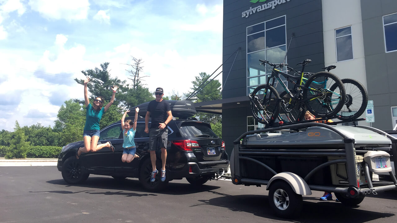 Family Camper Bikes Brevard NC