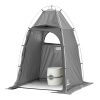 privacy tent with portable toilet