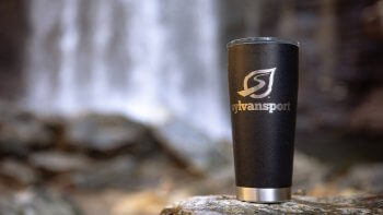 SylvanSport-20oz-tumbler-lid- hot-cold insulated travel mug waterfall