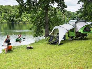 GO Camping lake kayak family