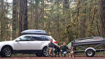Fuel efficiency Subaru Outback GO trailer