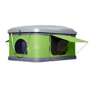 LOFT-rooftop-tent-3-4 with both awning open