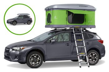 LOFT rooftop tent with Subaru Outback studio photo