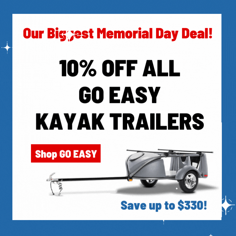Memorial Day Sale 2022- GO EASY KAYAK TRAILER