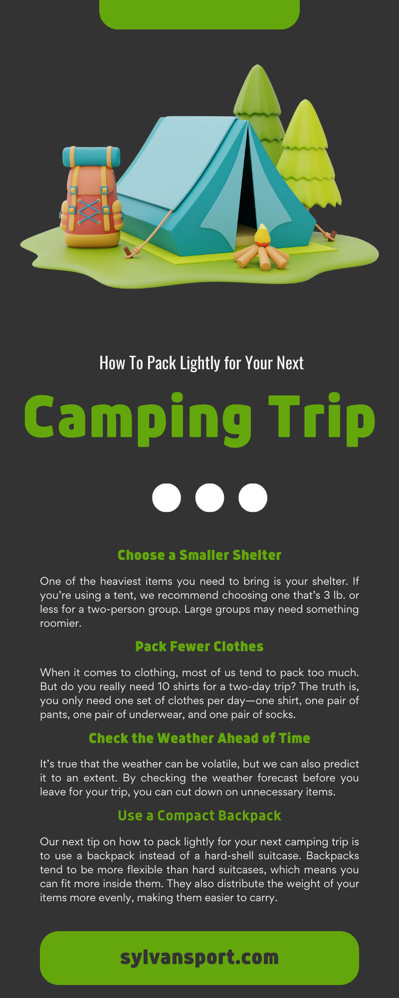 How To Pack Lightly for Your Next Camping Trip