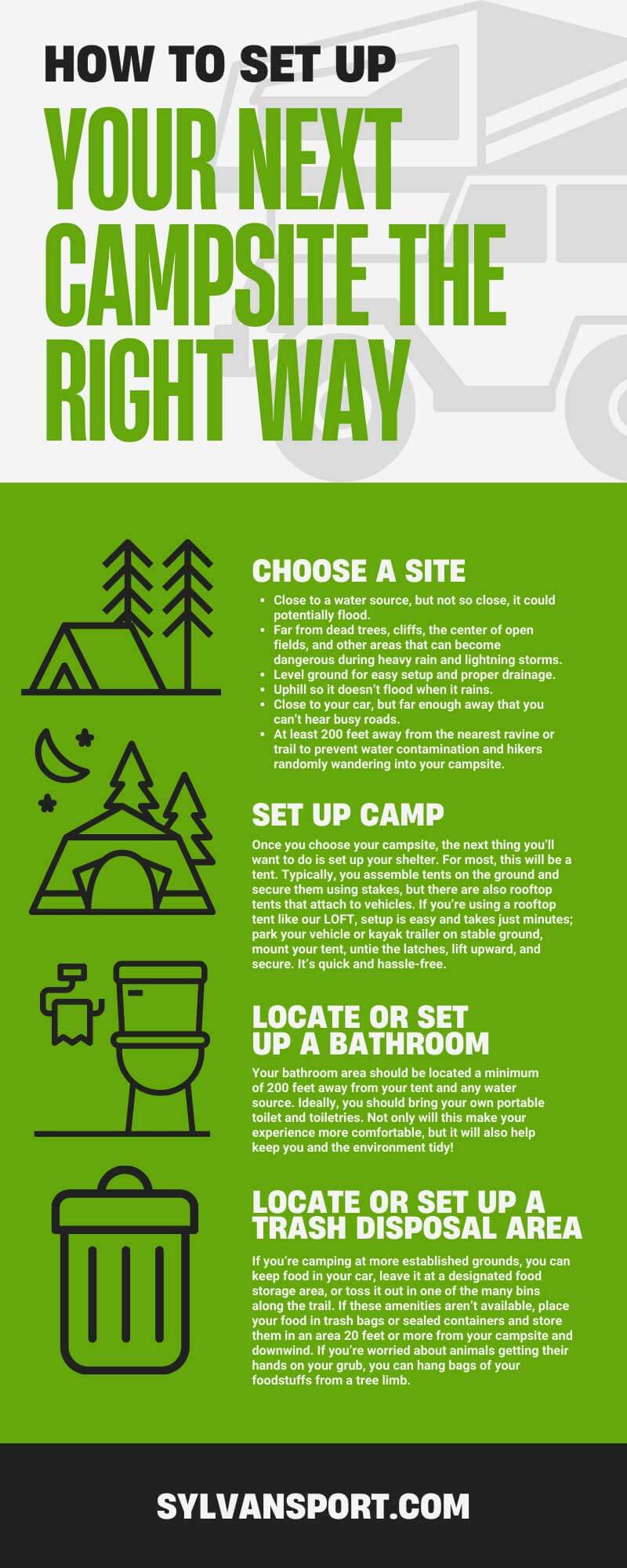 How To Set Up Your Next Campsite the Right Way