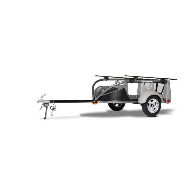 GO EASY trailer for kayaks, bikes & more - Essential Silver - Standard Tongue