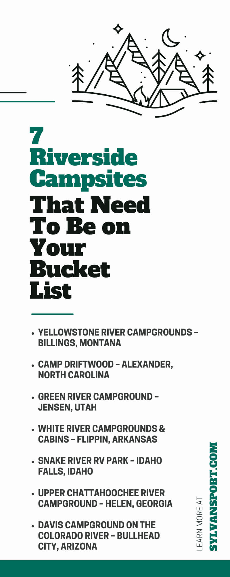 7 Riverside Campsites That Need To Be on Your Bucket List