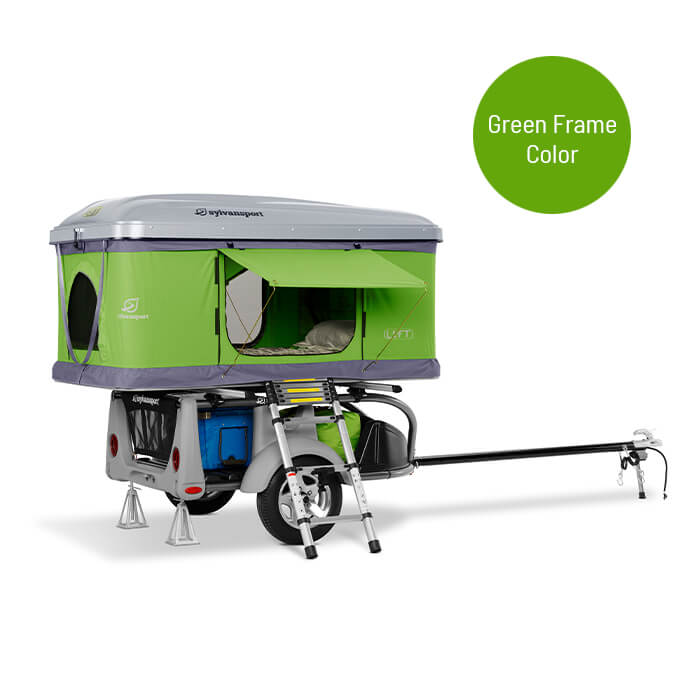 TraiLOFT Essential micro camper - Green - Long Tongue