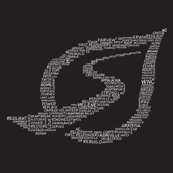 Hurricane Helene Relief T-Shirt – Men’s image 4