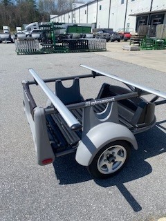 Compact SylvanSport Optima trailer for versatile outdoor hauling.