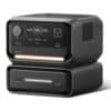 Portable power station for outdoor adventures and camping. Compact, high-capacity battery with multi.