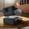 Portable power station for outdoor and emergency use.