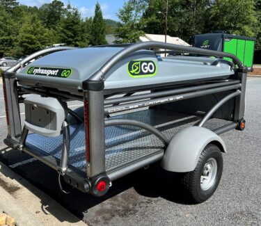 SylvanSport GO camping trailer with eco-friendly design and compact size.