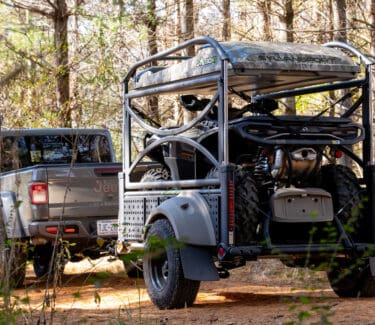 Optima trailer by SylvanSport for outdoor adventures and camping. Compact, versatile, and perfect fo.